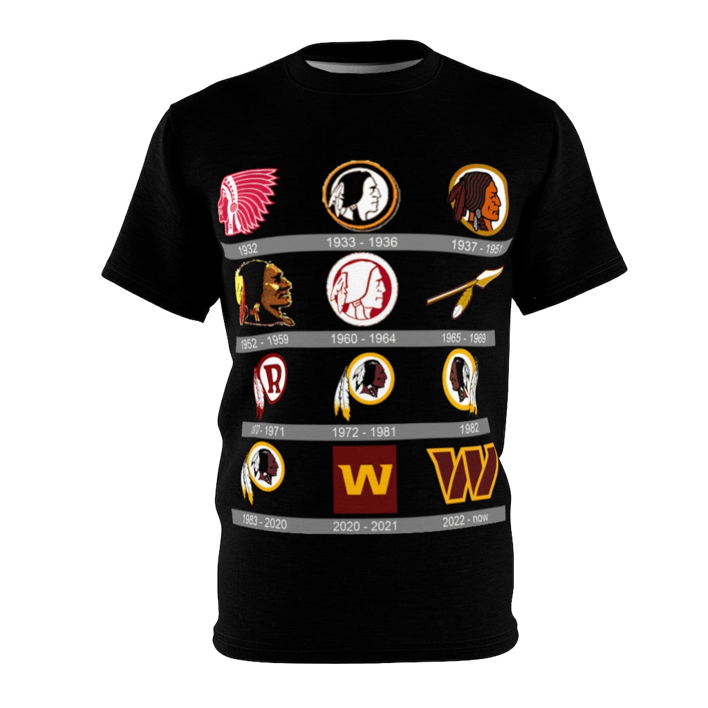 Washington Commanders History Tee Black