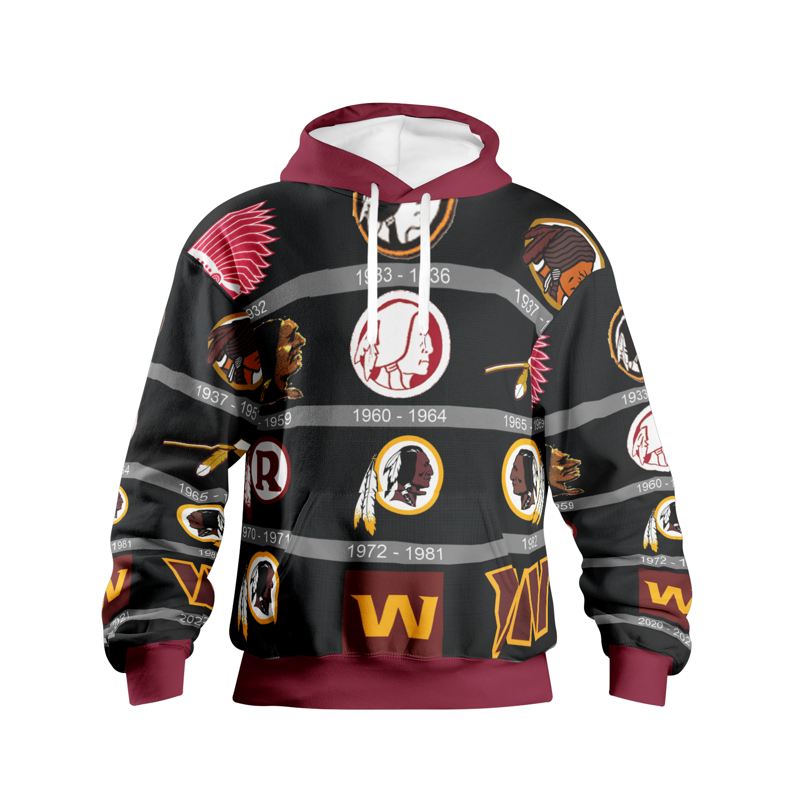 Washington History Pullover Hoodie