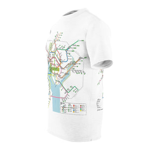 Washington Dc Metro Map Tee Shirt