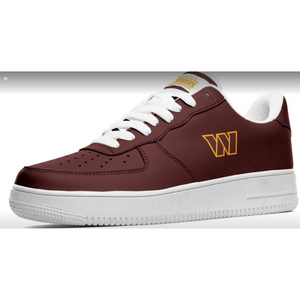 Washington Commanders Low Top Leather Sneakers