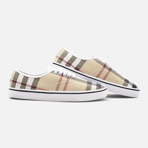 Plaid Casual Loafer Sneakers