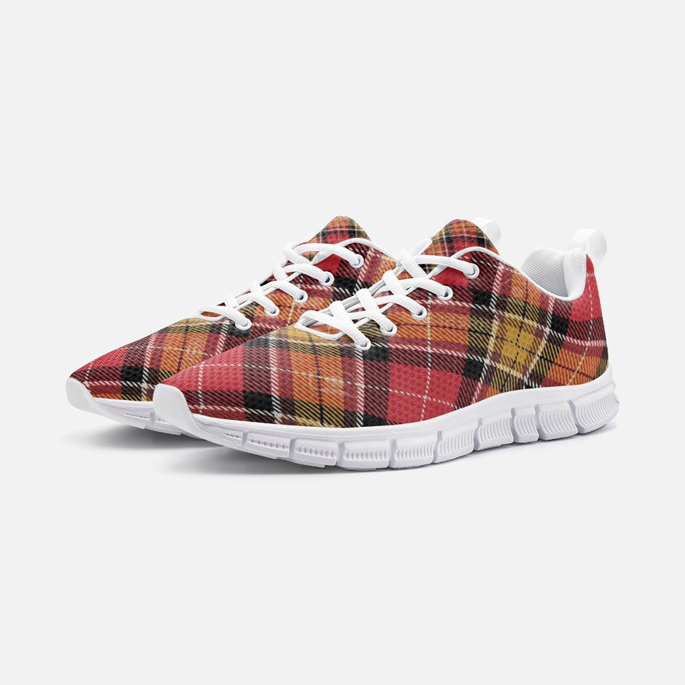 Plaid Lightweight Sneaker Athletic Sneakers