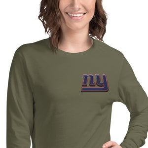 NY GIants Long Sleeve Tee