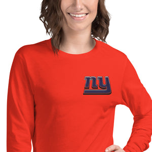 NY GIants Long Sleeve Tee