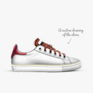 A Renald Sport Classic Leather Designer Sneaker